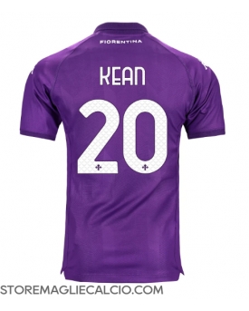 Fiorentina Moise Kean #20 Maglia Gara Casa Repliche 2024-25 Maniche Corte